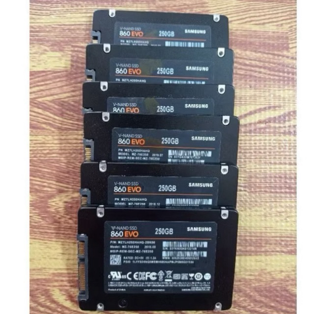 Ssd sata Sam Sung 2.5 850/860 EVO Hàng Tháo Máy Bộ Hàn Quốc Sức Khoẻ Tốt (tặng dây sata)