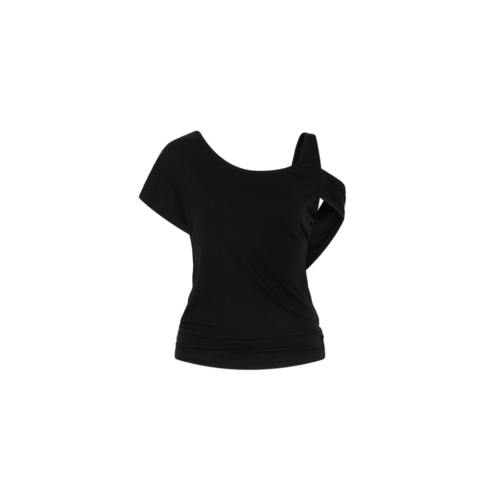 Áo thun hở lưng chồng nhau NAOMI OPEN BACK TOP Melancholy