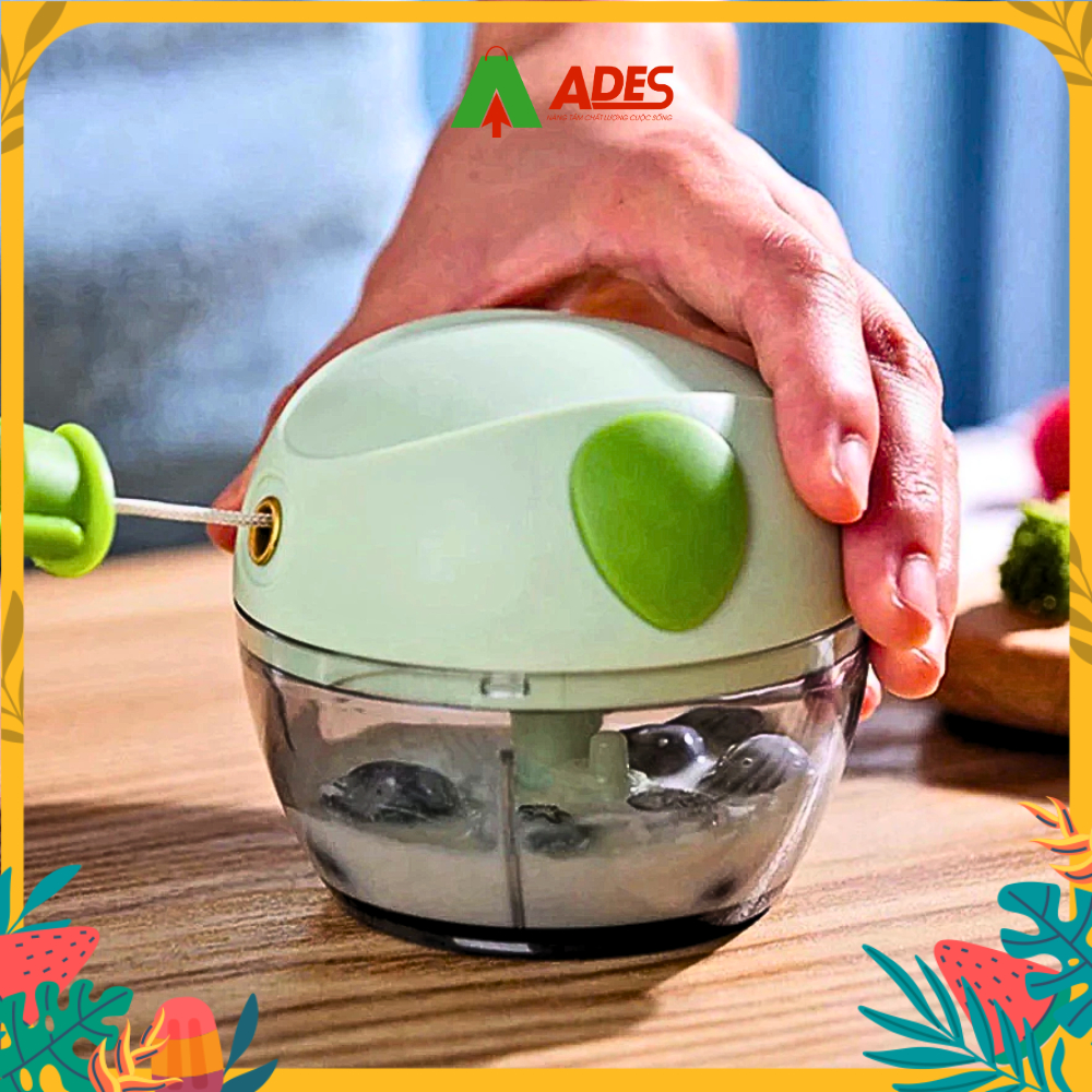 Máy Xay Tỏi Ớt Con Heo Cầm Tay Idaho Máy Xay Đa Năng Cầm Tay Kéo Dây Gọn Tiện Lợi 04DCT01✔️Hàng Chín
