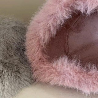 NL23 Nón len nam nữ nón len lông mềm kiểu Mông Cổ gân trơn BULL.SHOP