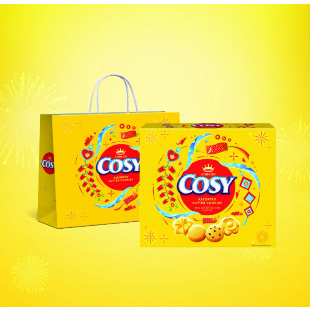 COSY BÁNH QUY BƠ THẬP CẨM VỊ BƠ SỮA 315G – Hộp giấy