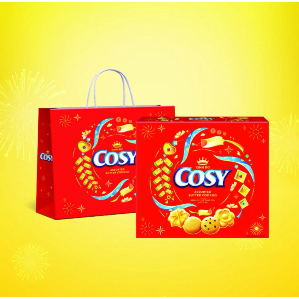COSY BÁNH QUY BƠ THẬP CẨM SOCOLA 315G – Hộp giấy