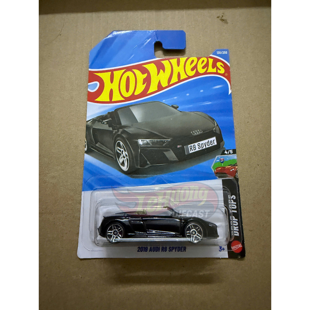 LeHuong Diecast - Xe mô hình Hot Wheels 2019 Audi R8 Spyder (Case E 2026)