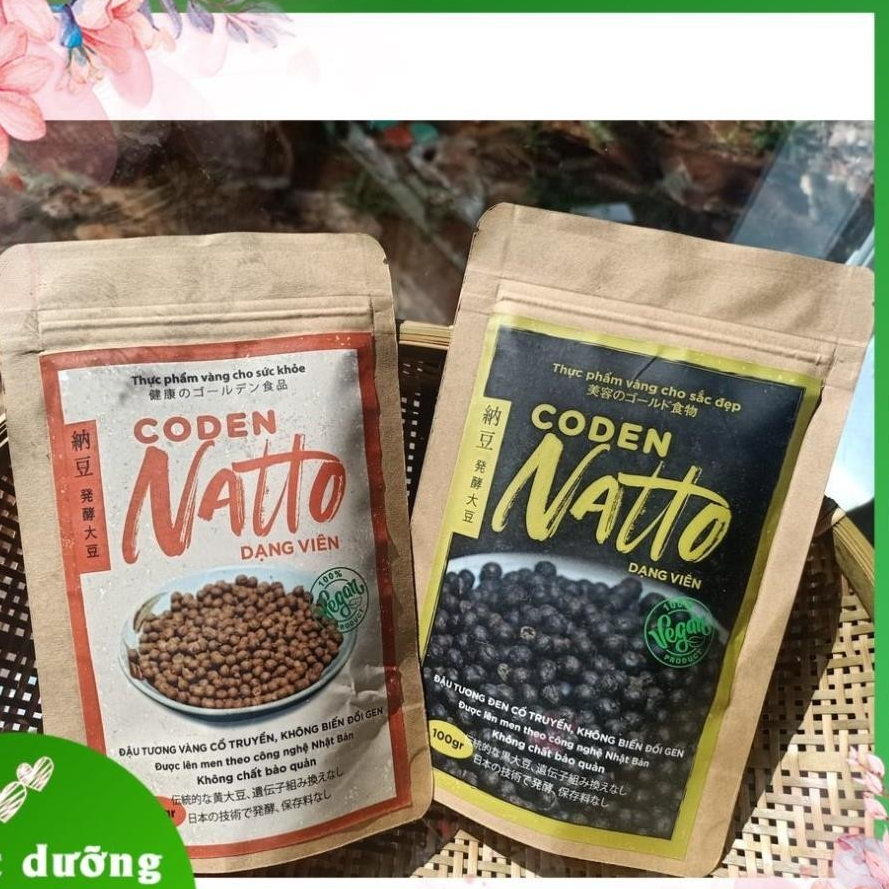 NATTO ĐEN đậu tương ĐEN (100gr) - lên men gốc Nhật Bản - sấy lạnh từ Natto tươi