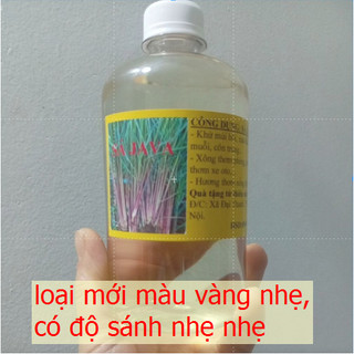 Tinh Dầu Sả Java xông phòng, đuổi muỗi chai 500ml-1 Lít