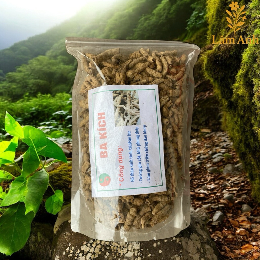 1Kg Củ Ba Kích Tím Khô (Đã Bỏ Lõi) Hỗ Trợ Tăng Cường Sinh Lực, Ngâm Tửu Bồi Bổ Cơ Thể, Dùng Làm Trà