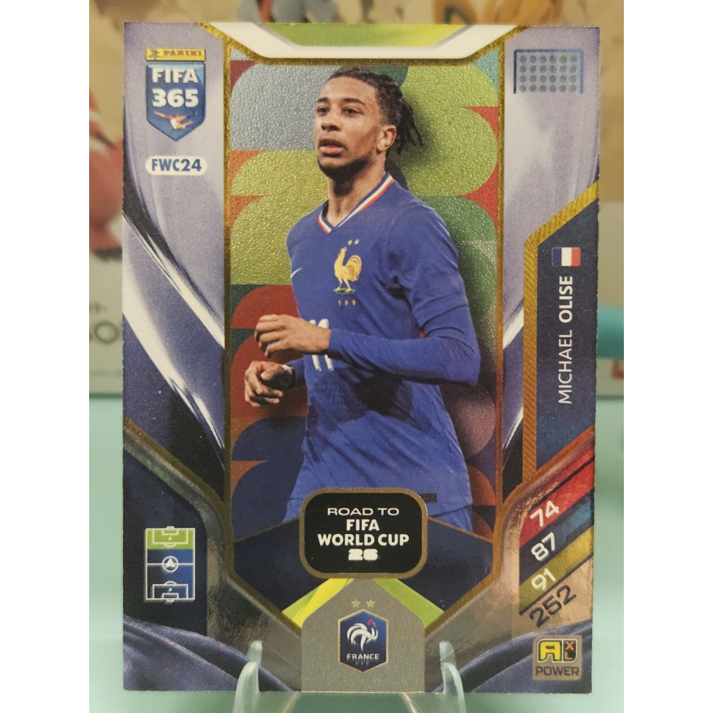 Thẻ ROAD TO WC Michael Olise Panini 365 2025/2026 (France) (25/26) (Bóng Đá)