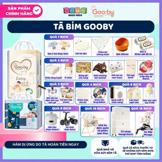 (QUÀ MỚI NHẤT 2026)Tã Gooby Hàn Quốc Cao Cấp size dán/quần NB/S56/M46/L56/XL52/XXL48 từ 6kg-24kg