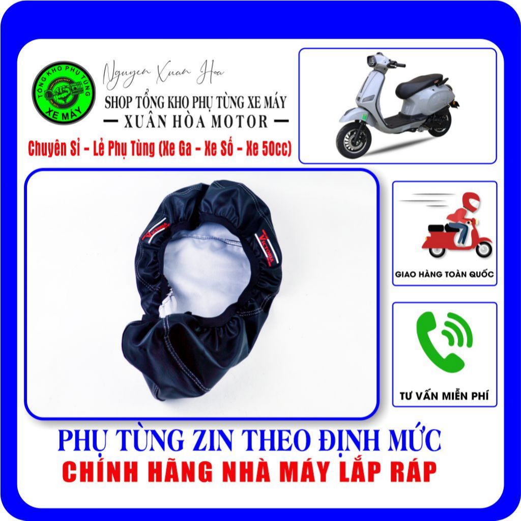 Da yên/ Vỏ bọc yên Vespa Victoria AT88 Pro/ AT88/ V38 Pro/ AT88 Viral (Hàng chính hãng theo định mức