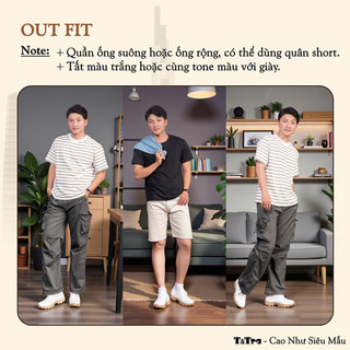 [8CM] Giày Cao Nam T&Tra T150 Trắng - Nhẹ Hơn và Ít Dốc Hơn