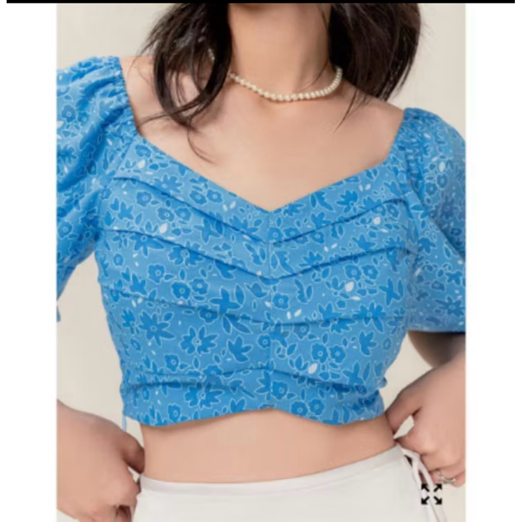 (Thanh Lý) Áo Croptop Hoa Libe