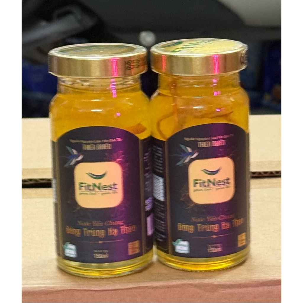 [kèm 1 tăm chỉ nha khoa]COMBO 20 LỌ] FITNEST -YẾN CHƯNG ĐÔNG TRÙNG HẠ THẢO FITNEST 770mg/ 100ml - Lọ