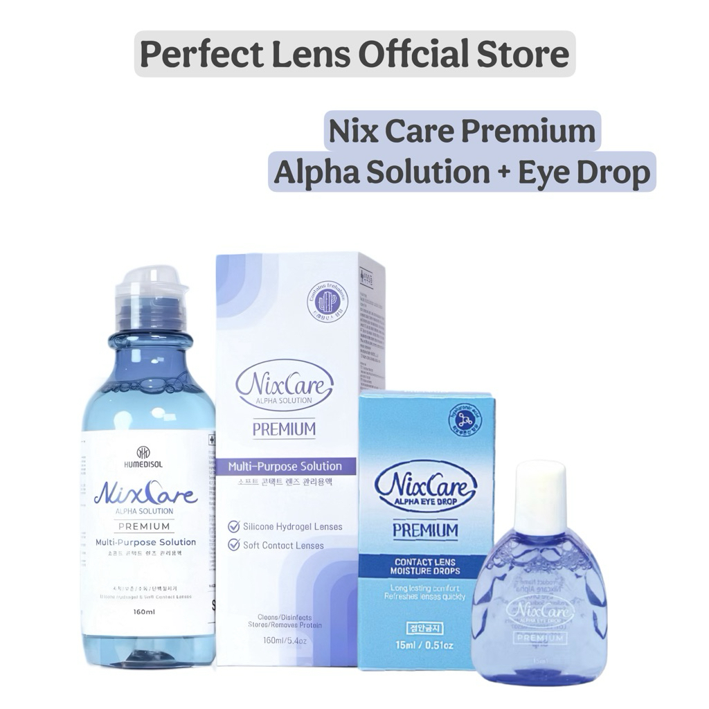 Nước Cấp Ẩm và Ngâm Rửa Kính Áp Tròng Nix Care / Ofresh Olens Angel Eyes Perfect Lens 30/250ml
