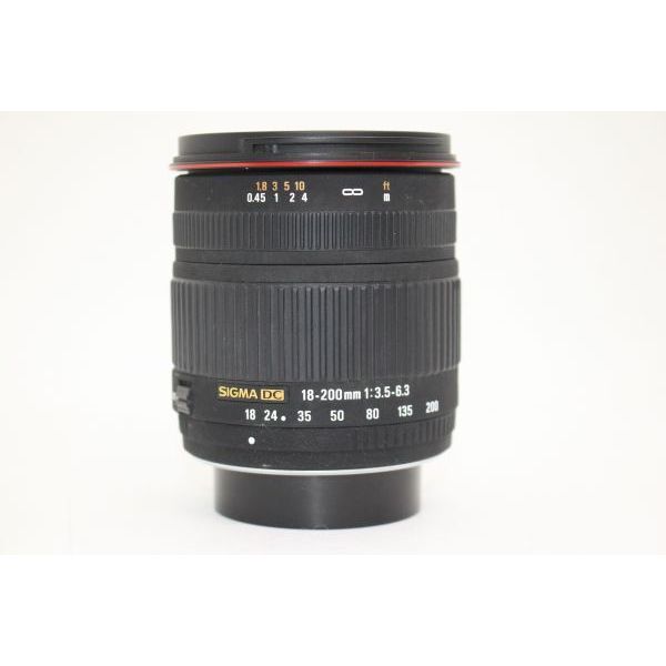 Ống kính nikon Sigma 18-200mm f/3.5-6.3 DC Macro D nikon (crop lens 95% mộc nhẹ thấu kính lớn) - Lens máy ảnh
