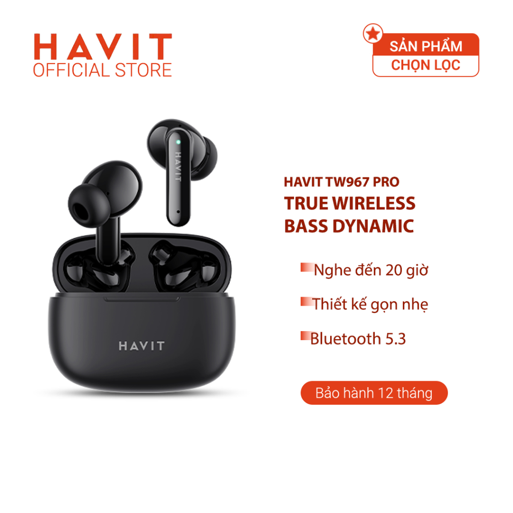 Tai Nghe TWS Lifestyle HAVIT - Hàng Chính Hãng