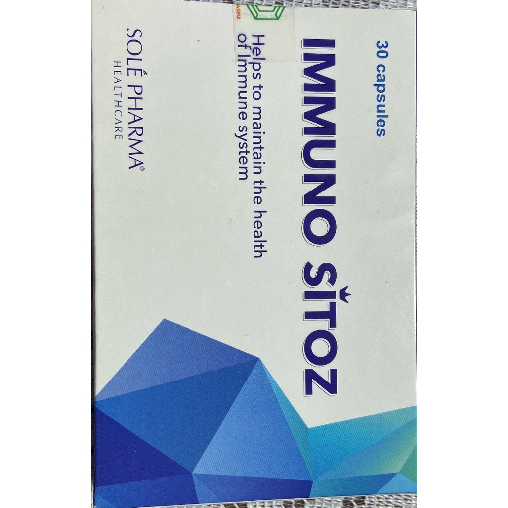 Immuno Sitoz tăng đề kháng. Hộp 30 viên nhập khẩu chính hãng Latvia