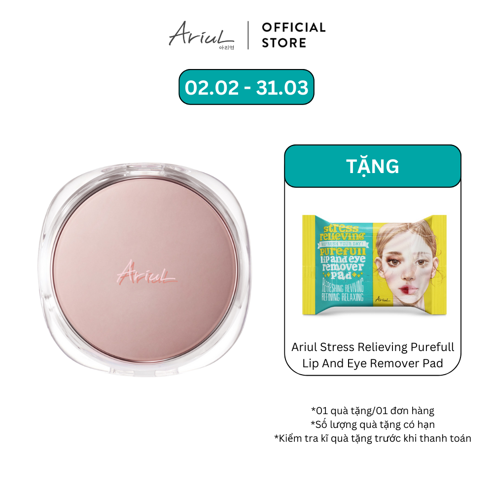 Phấn Nước Che Phủ Mỏng Lì Ariul Ink Feather Cover Lasting Cushion SPF 50+ PA++++ 15g