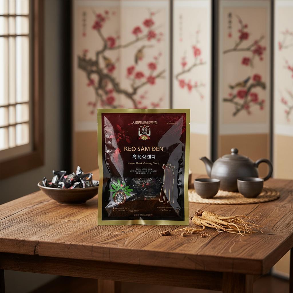 KẸO SÂM ĐEN VIỆT NAM BỊCH 170G