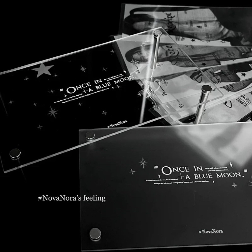 Kệ Once in a blue moon - Novanora - trong suốt