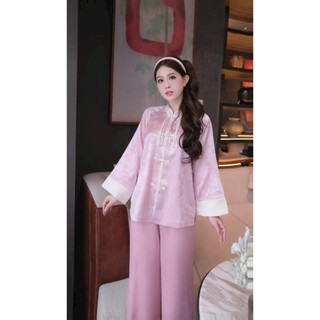 BỘ BÀ BA LỤA TRÚC PHỐI GẤM # Thời Trang Nữ # Bộ Đồ Truyền Thống Nữ