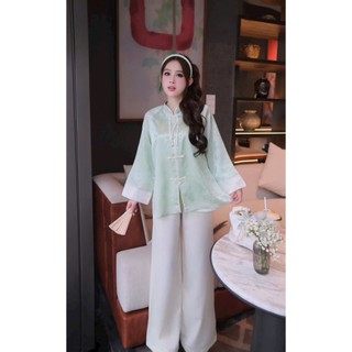 BỘ BÀ BA LỤA TRÚC PHỐI GẤM # Thời Trang Nữ # Bộ Đồ Truyền Thống Nữ