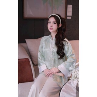 BỘ BÀ BA LỤA TRÚC PHỐI GẤM # Thời Trang Nữ # Bộ Đồ Truyền Thống Nữ