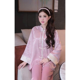 BỘ BÀ BA LỤA TRÚC PHỐI GẤM # Thời Trang Nữ # Bộ Đồ Truyền Thống Nữ