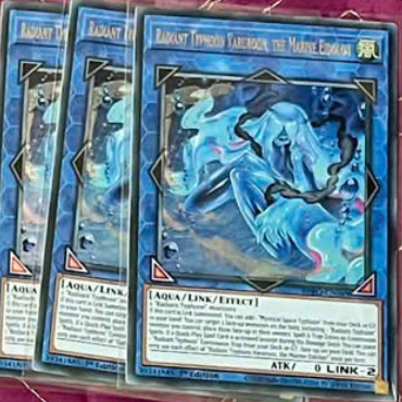 YHS Yugioh thẻ bài Yugioh chính hãng x1 card BPRO-EN049 Radiant Typhoon Varuroon, the Marine Eidolon