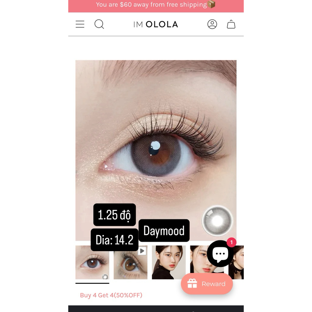 Pass lens 1 ngày IM OLOLA – hàng chính hãng 100%