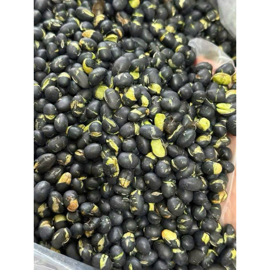 Đỗ Đen Lòng Xanh Rang Muối Gói 500g Giòn Thơm
