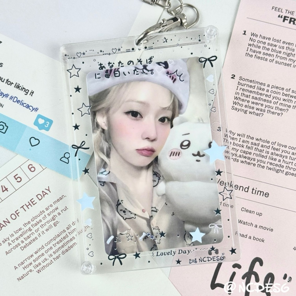 Card holder móc khoá đựng card thẻ NCDESG