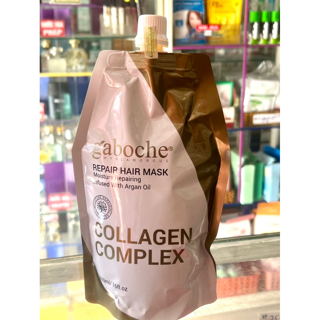 [Gaboche] HẤP PHỤC HỒI TÓC HƯ TỔN, KIỀM DẦU TRÊN TÓC VÀ DA DẦU 500ml