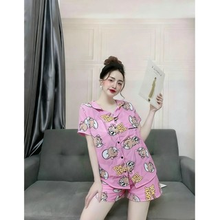ĐỒ BỘ NGỦ 2 DÂY LỤA CHO NỮ  MẶC NHÀ NHIỀU HÌNH