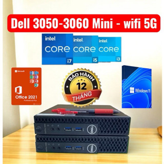 Máy tính PC Mini Dell 3050 ,Dell 3060 (wwifi 5G-BT),i3 6100T--5 6500T- 8500T-i7 6700T-8700T