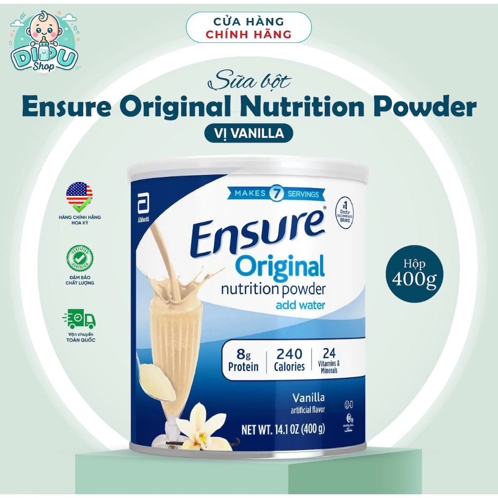 397g/400g Sữa Bột Ensure Original Mỹ 400g Chính Hãng - Dinh Dưỡng Toàn Diện
