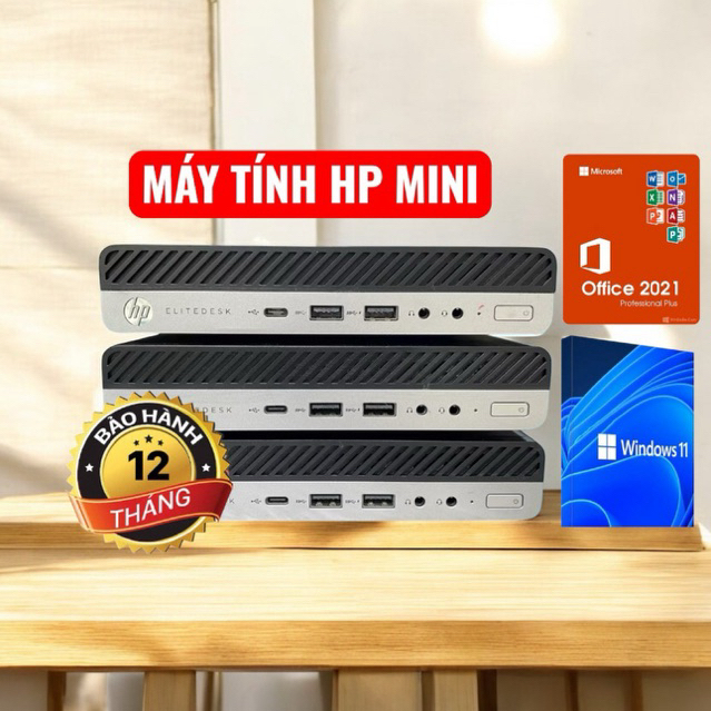 Máy tính  PC  Mini  HP Cpu core i3 6100T,7100T, i5 6500T,i5 7500T,i7 6700T,i5 8500T,i5 9500T,i7 8700