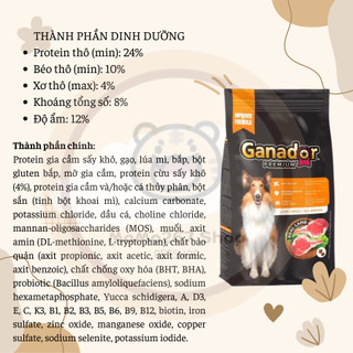 400g - Thức ăn GANADOR cho chó