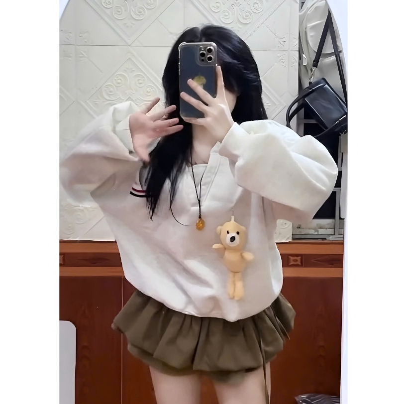[Xả Kho] Áo Nỉ Sweeter Fom Dáng Boxy Chất Liệu Nỉ Tàu Lót Bông | BigBuy360 - bigbuy360.vn