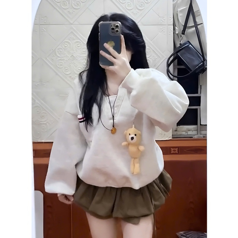 [Xả Kho] Áo Nỉ Sweeter Fom Dáng Boxy Chất Liệu Nỉ Tàu Lót Bông | BigBuy360 - bigbuy360.vn