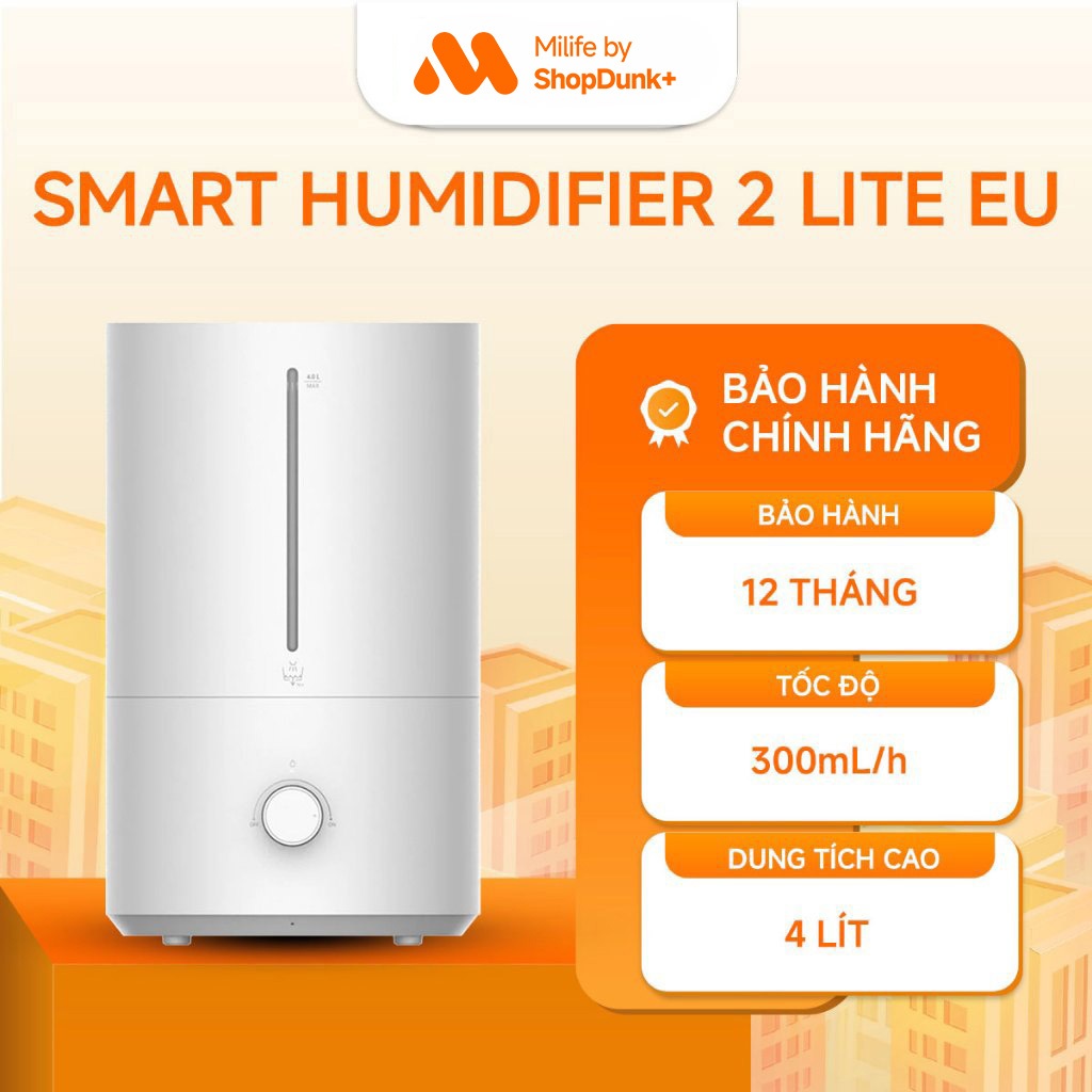 Máy Tạo Độ Ẩm Xiaomi Smart Humidifier 2 Lite EU Chính Hãng BH 12 Tháng