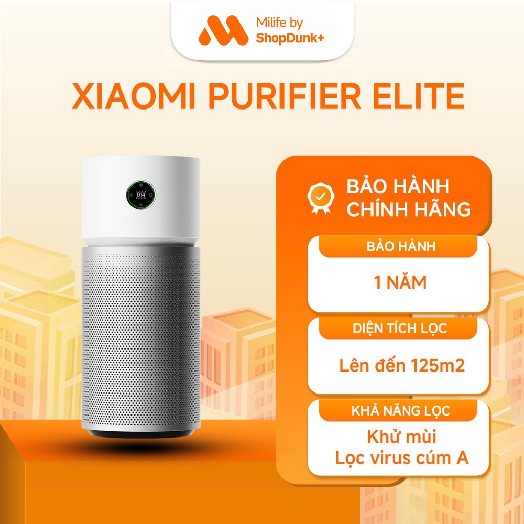 Máy Lọc Không Khí Xiaomi Smart Air Purifier Elite EU 125m2 BH 12 Tháng