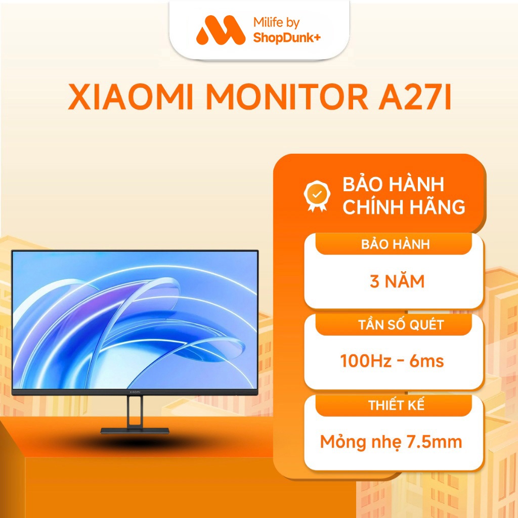[Livestream] Màn Hình Máy Tính PC Xiaomi Monitor A27i EU Chính Hãng BH 36 Tháng