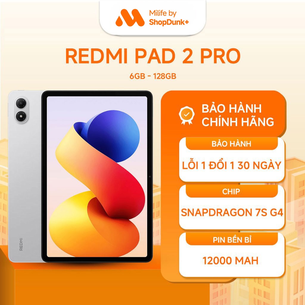 [KOL] Máy Tính Bảng Xiaomi Redmi Pad 2 Pro 6GB 128GB Chính Hãng BH 18 Tháng