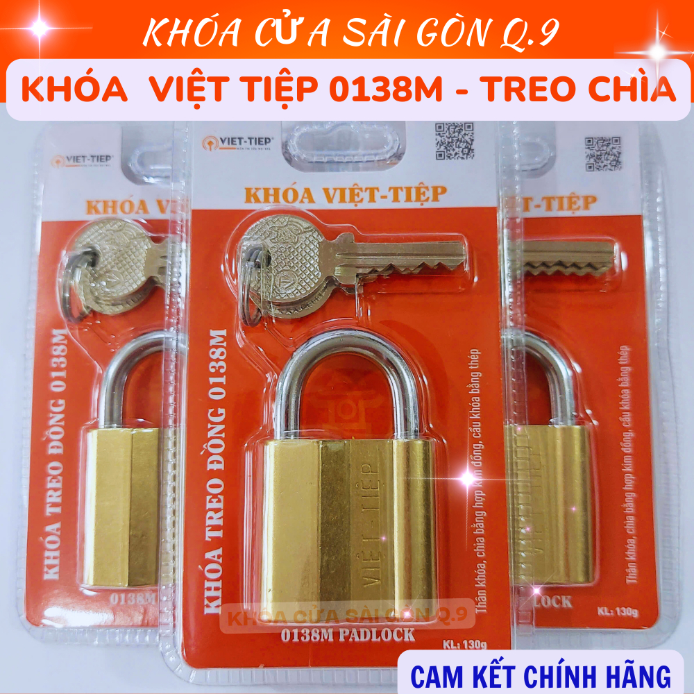 Khóa treo chìa Việt Tiệp 0138M - Size 4P