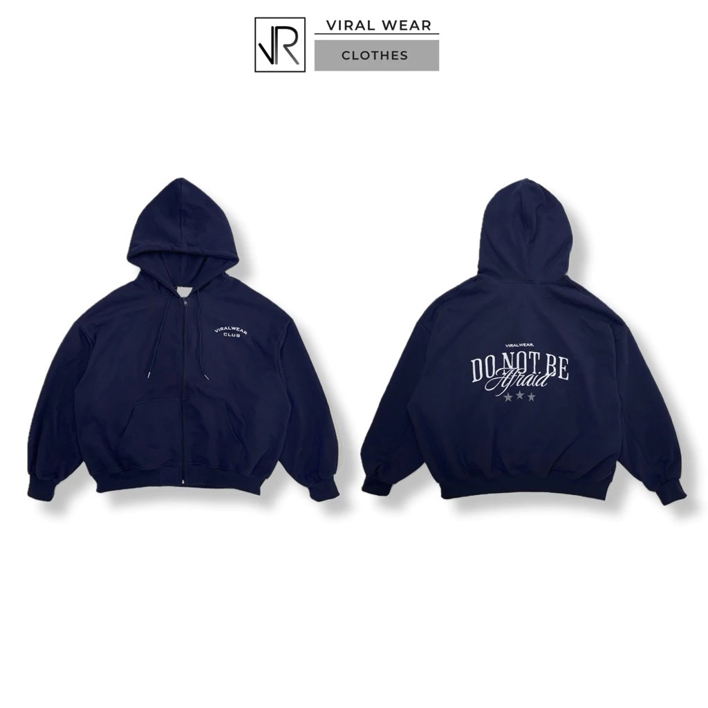 Áo Khoác Hoodie Zip In Lụa Viralwear Form Boxy Unisex Chất Nỉ 2 Da Cotton Dày Dặn, Mềm Mịn, Thoáng Khí Mặc Được Bốn Mùa | BigBuy360 - bigbuy360.vn