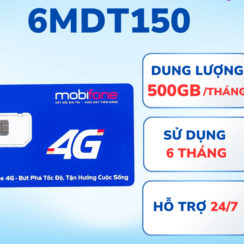 [Rẻ Vô Địch] 12MDT150, 6MDT150, 12MDT50, MDT350, MDT255, Sim 5G Mobifone tốc độ cao, có làm esim,sim