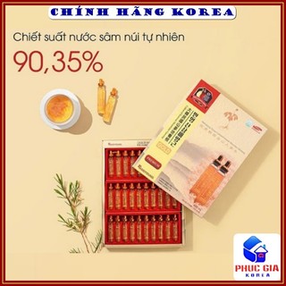 Tinh chất hồng sâm núi hàn quốc ManYoung chính hãng, hộp 30 ống x 20ml