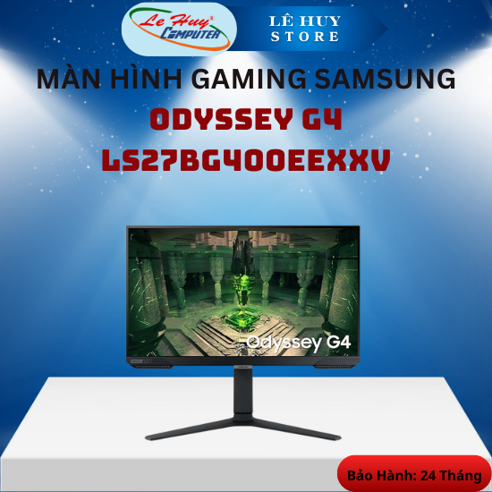 Màn Hình Gaming SAMSUNG Odyssey G4 LS27BG400EEXXV (27 inch - FHD - IPS - 240Hz) - Hàng Chính Hãng