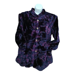 Áo khoác nhung cho bà (HÀNG SẴN ẢNH THẬT)