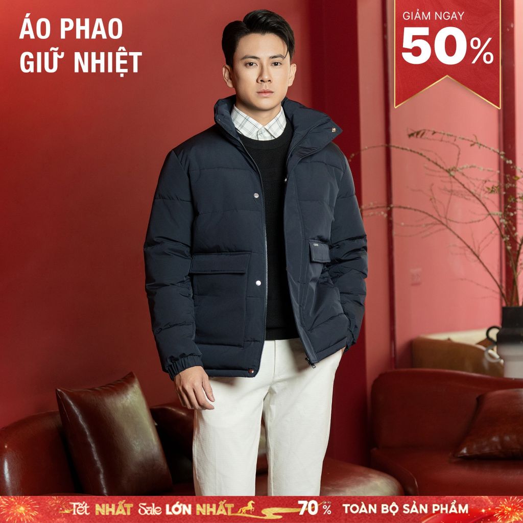 Áo khoác phao đại hàn PREMIUM PUFFER JACKET TORANO 3 lớp lót bông cổ cao, Giữ Ấm Cực Tốt, Giữ Nhiệt,